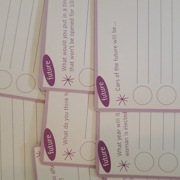 SLEEPOVER PARTY FUN!  2003, Frendz Pakz Q & A Cards About the Future (NEW) - Picture 3 of 12